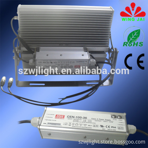 2016 alibaba best sellers outdoor high quality high power epistar chip flood light 100w